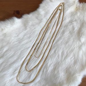 Gold Plated Necklace Set